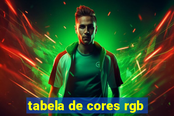 tabela de cores rgb